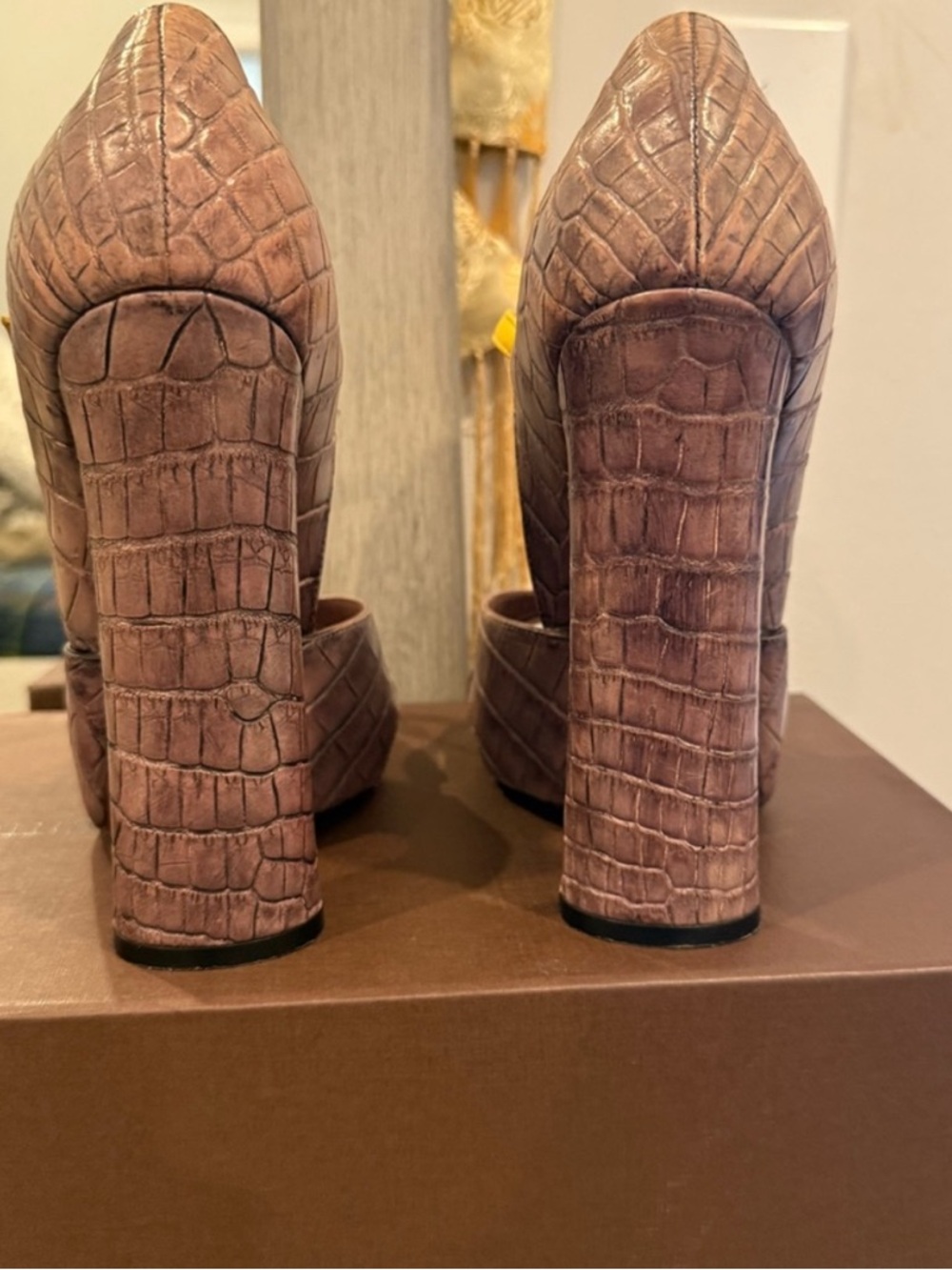 ***SOLD*** Louis Vuitton Fall 2013 Crocodile High Heel - Picture 3 of 5